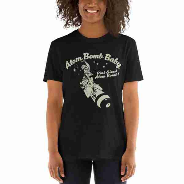 unisex basic softstyle t shirt black front 61317963c5822 Atom Bomb Baby T-Shirt Atom Bomb Baby T-Shirt