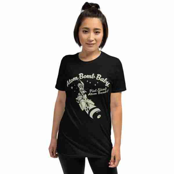 unisex basic softstyle t shirt black front 61317963c5941 Atom Bomb Baby T-Shirt Atom Bomb Baby T-Shirt