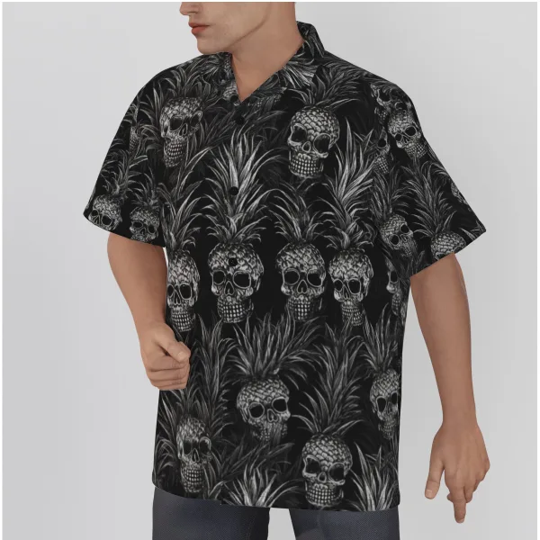 101741 77f3fa29 9472 437d 8fde ef583eab3399 jpeg Upside Down Pineapple Hawaiian Shirt Hawaiian Shirt Men's Hawaiian Shirt With Button Closure